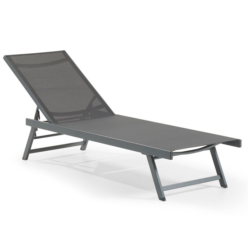 192cm Long Reclining Single Chaise, Anthracite