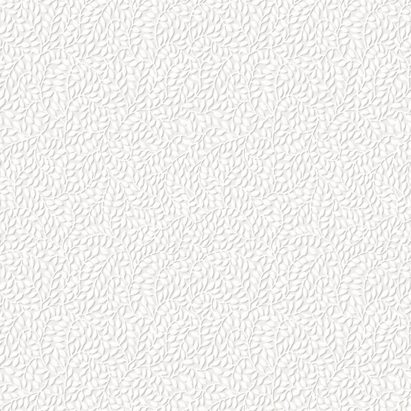 Laura Ashley Little Vines Paintable Wallpaper, White