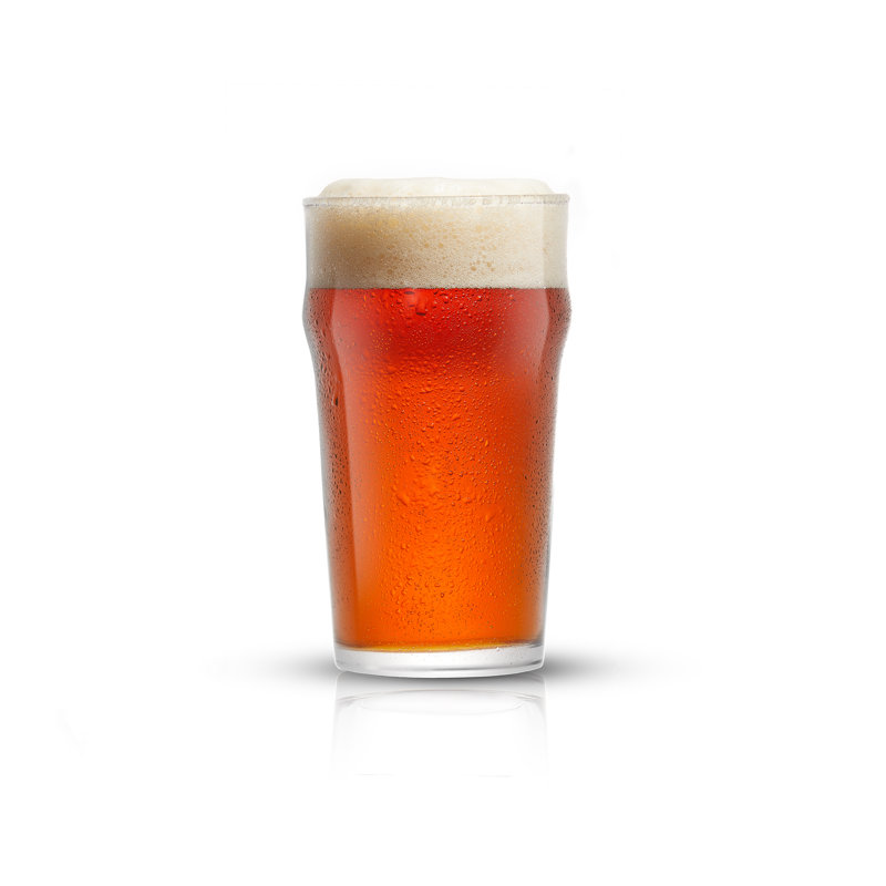 JoyJolt Grant Beer Drinking Glasses, 19 oz