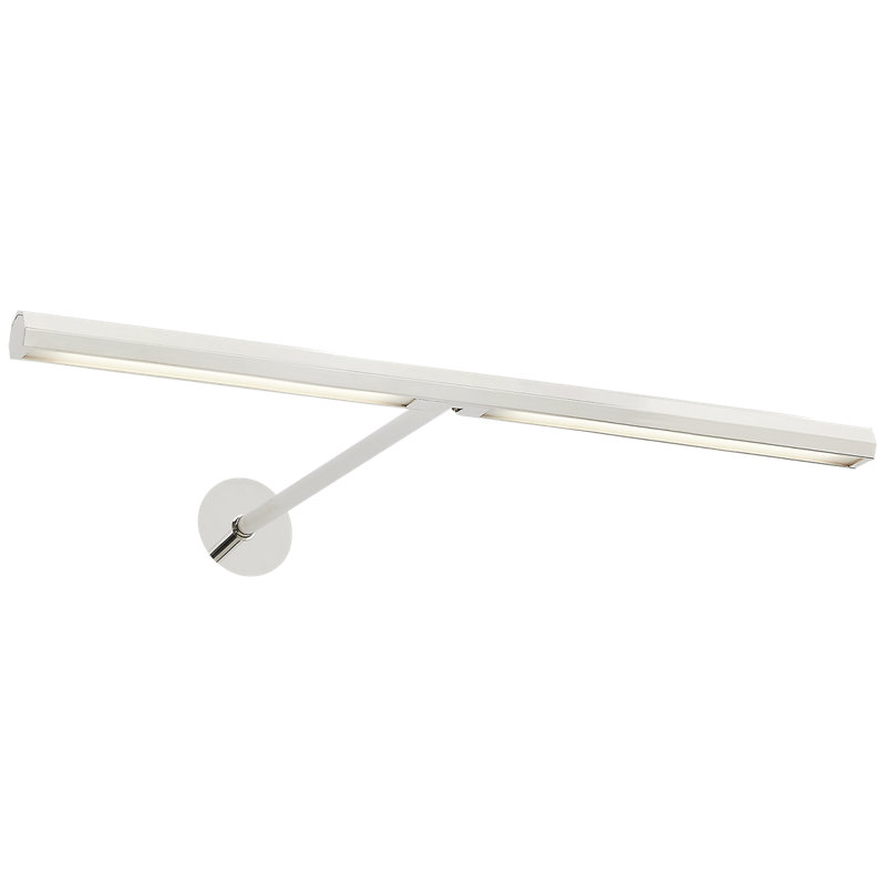 Plural Dimmable LED Wall Mounted Picture Light, Polished Nickel