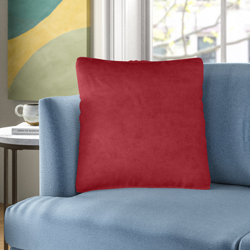 Coussin décoratif en coton, Gris, 20 po x 20 po