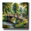 «Countryside Bridge Over Stream» par Rey Klimt, art mural sur toile-388343285