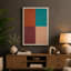 Four Colour Geometry Geometric - Wrapped Canvas-624533513-624533519