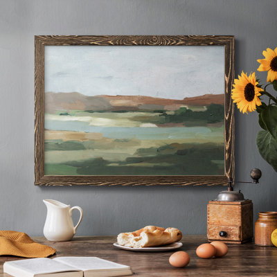 Autumn River Crossing I, reproduction d'art sur toile