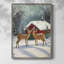 «Christmas Holiday», reproduction d'art encadrée CDLxx - bois massif-1696751463