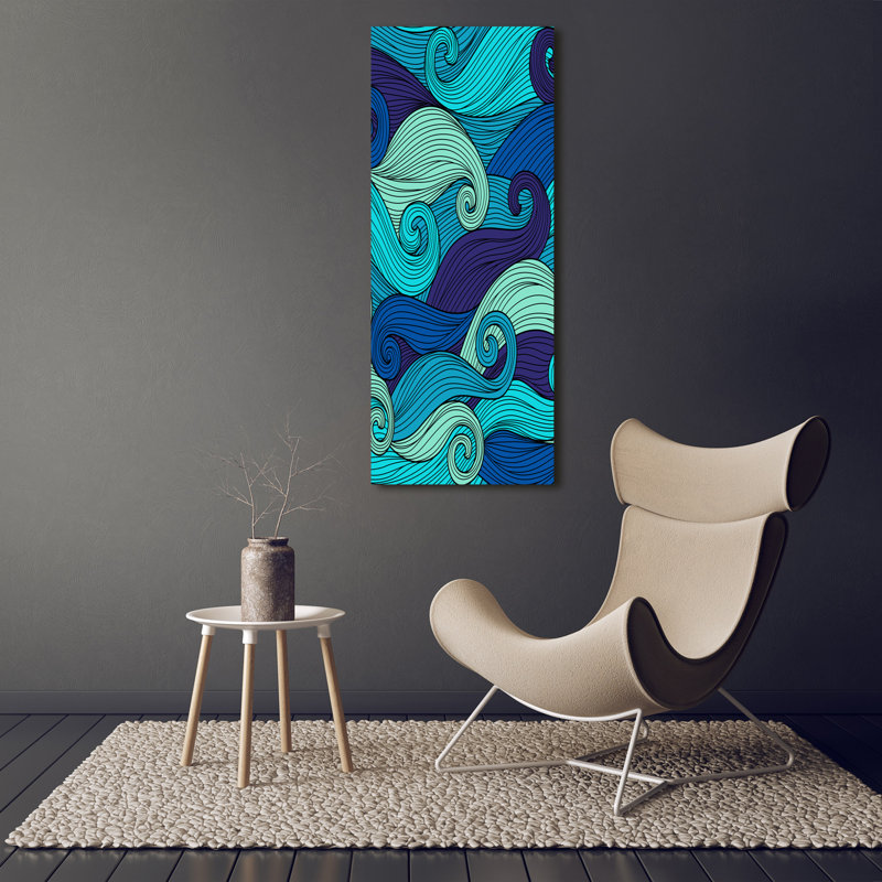 Abstract Waves - Wrapped Canvas Print