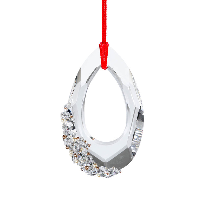 Trinity 1 - Light LED Pendant, Polished Chrome/Red Rope