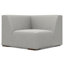 Ensemble de canapé modulaire d'angle et de repose-pieds Rex-98294389