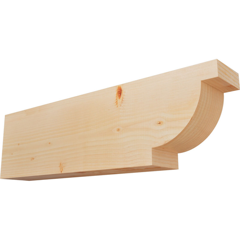 Queue Alpine, Sapin de Douglas, H 10 po x l 36 po x P 5,5 po