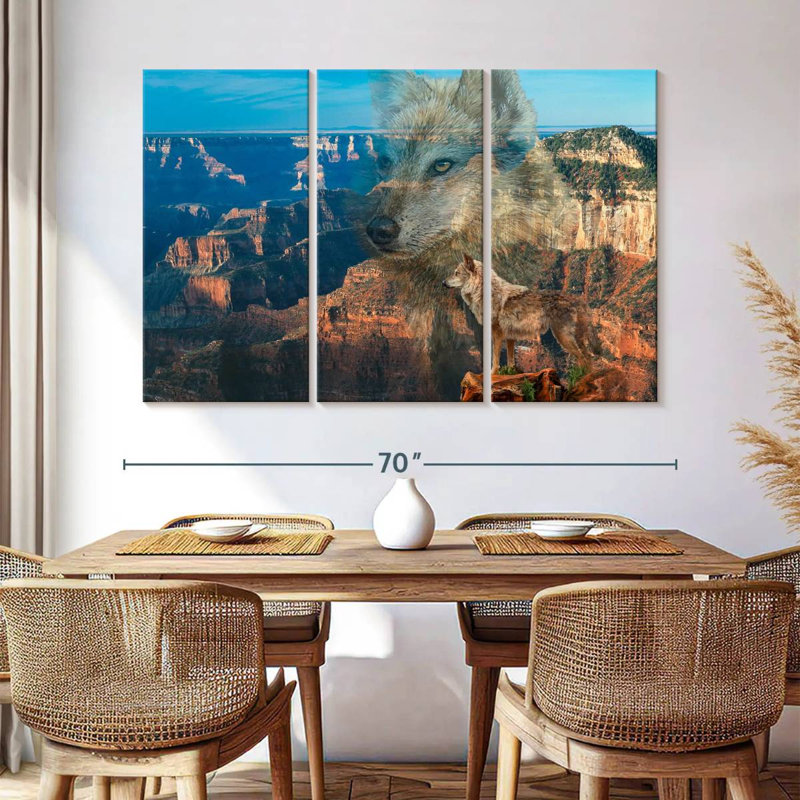 Brampt Haunted Canyon, 42" H x 65" W