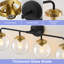 Luminaire de salle de bain à intensité variable avec abat-jour en verre soufflé à la main Karlei-362423861-367042660-362368881