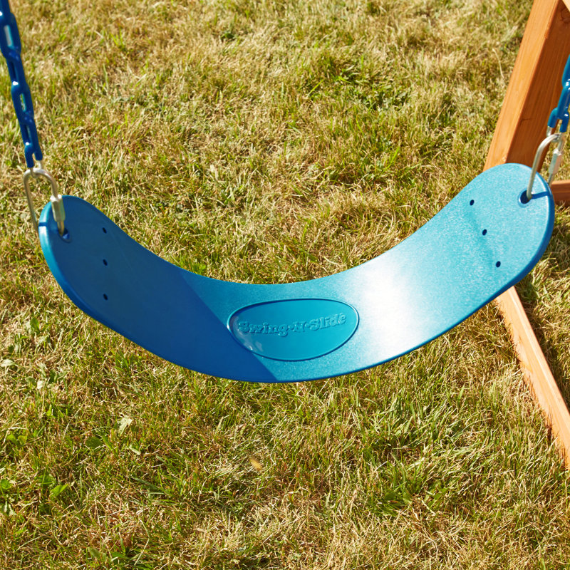Swing Seat with Chains, Blue