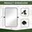 Orton Metal Wall Mirror with Adjustable Tilted Frame-1533369019-1533367620