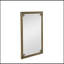 Miroir rectangulaire avec cadre en métal