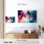 Avery rose et bleu abstrait-106428013