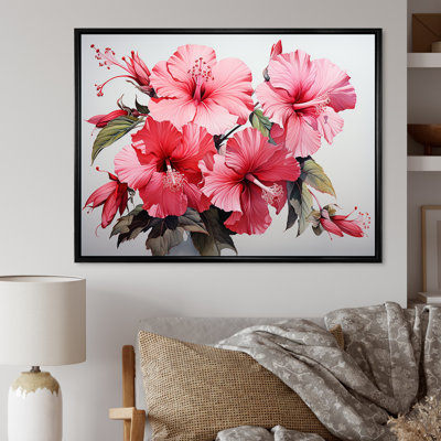 " Pink Hibiscus Minimalism Dream I "