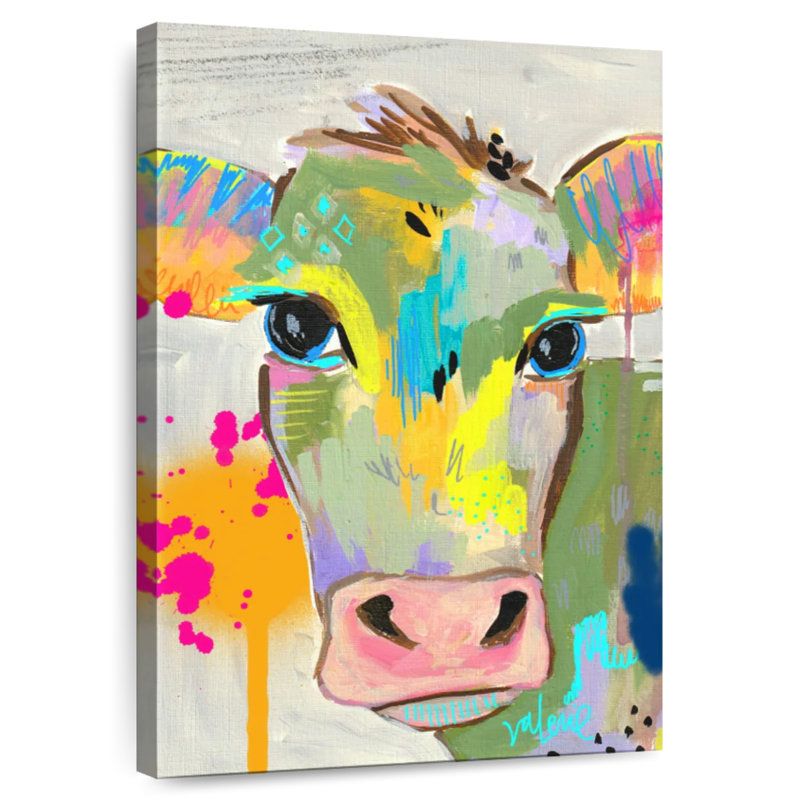 Brampt Cow Neon, 48" H x 32" W