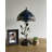 Merrin Tiffany Table Lamp Blue Stained Glass Dragonfly LED Bulb Included 20"H*10"W*10"D-147146659
