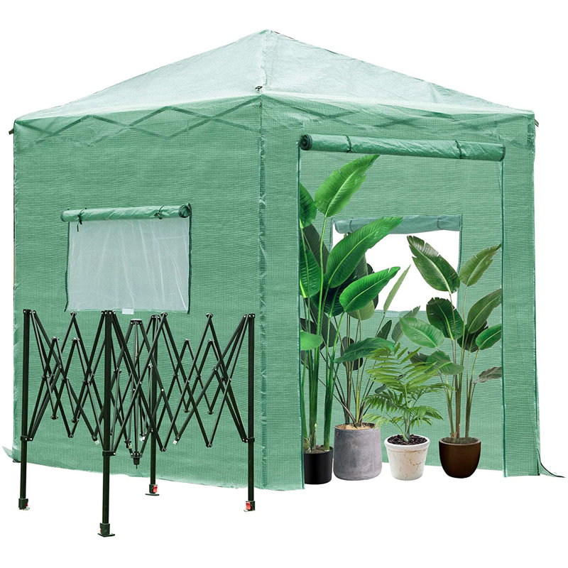 Pop-up Instant Walk-in Hobby Greenhouse, 96" D
