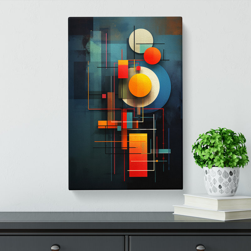 Bauhaus Digital - Wrapped Canvas, 76cm H x 50cm W x 3cm D