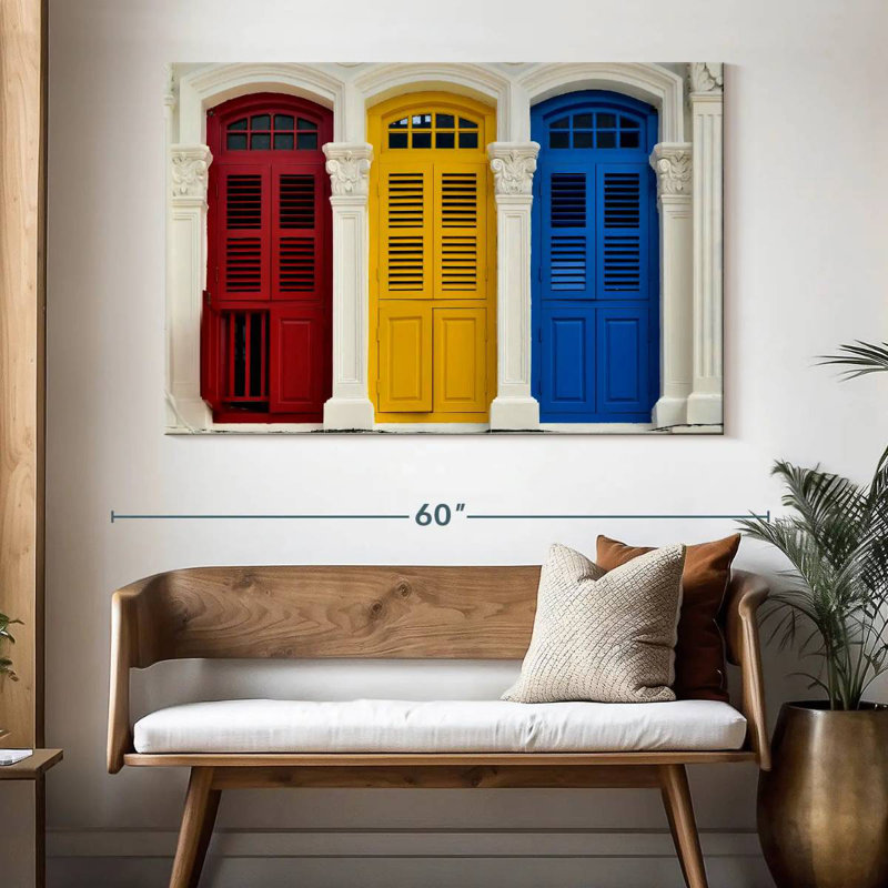 Portes singapouriennes Lilie, H 34 po x l 51 po