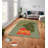 Luxurious Non-Slip Area Rug, 4.0 x 5.9 Feet, 100% Polyester, 740g/m² | Velvet Fabric with Digital Print | Easy-Clean Laminated Sponge Underside, Machine Washable | Perfect for Living Room, Bedroom & Home Decor-1560068269