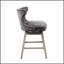 Tabouret de comptoir pivotant de 25,75 pouces avec coussin confortable et fabrication durable pour les cuisines et les bars modernes-413279304