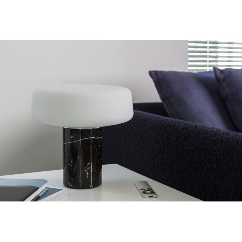 Solid LED Table Lamp, Nero Marquina