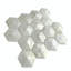 Aurora Glossy 3" x 3" Glass Hexagonal Mosaic Tile-1834716234