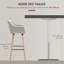 Aghaboy Upholstered Counter Stool with Metal Frame-53111113