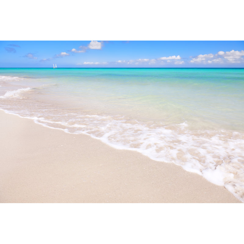 Varadero Beach by Vuk8691 - No Frame Print on Canvas, 30cm H x 46cm W
