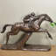 Animal Istbraq Racing Bronze Horse Figurine