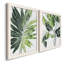 Expressive Palm I - ensemble de 2 peintures sur toile encadrées-730153540-730153536