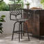 TABOURET DE BAR EN FONTE D'ALUMINUM