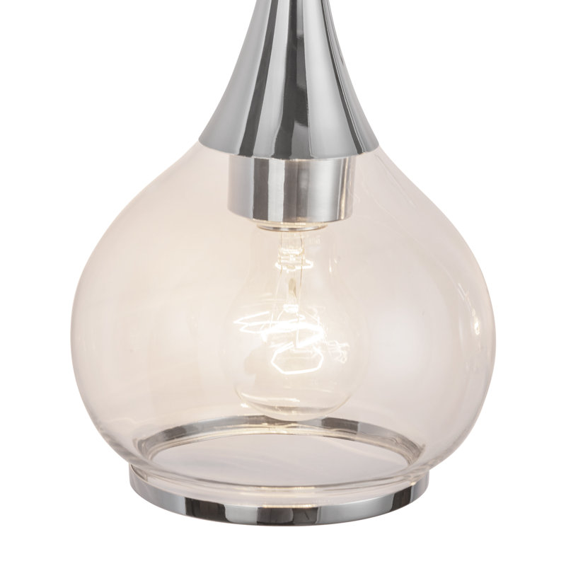 Marsi Vanity Light, Chrome, 2, Clear Glass
