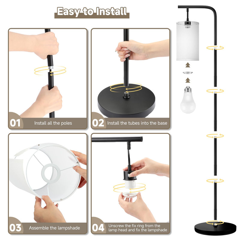 Floor Lamp, Black