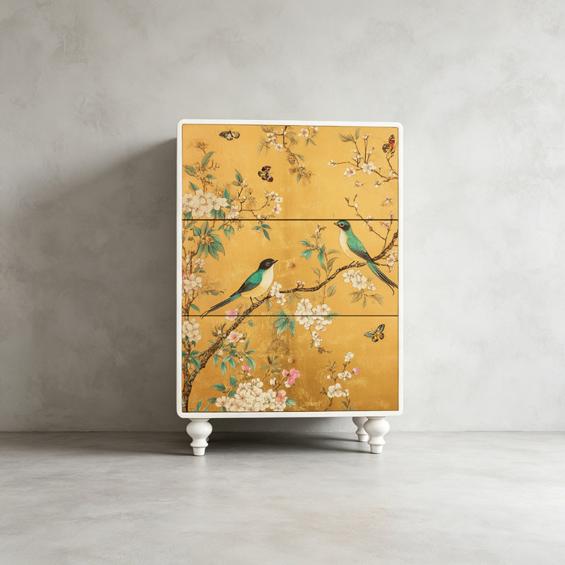 Armoire à chaussures en bois massif de style chinois, Ivory
