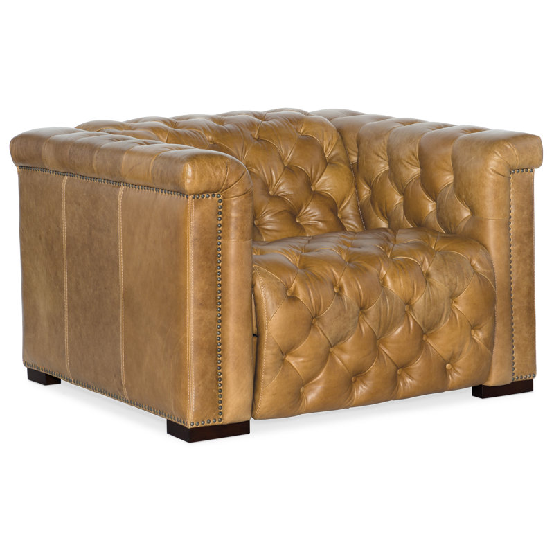 Savion Grandier Power Recliner with Power Headrest, Apricot