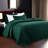 Microfiber Embossed Oversized Modern & Contemporary Bedspread Set With Shams-124114365-124114352