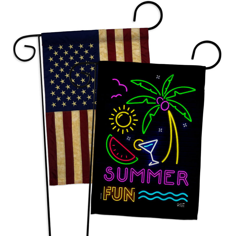 Double Sided 18.5'' H x 13'' W Polyester Garden Flag