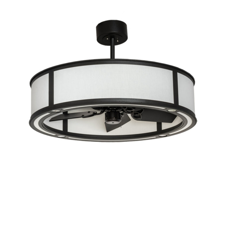 Smythe Craftsman LED Downrod Ceiling Fan