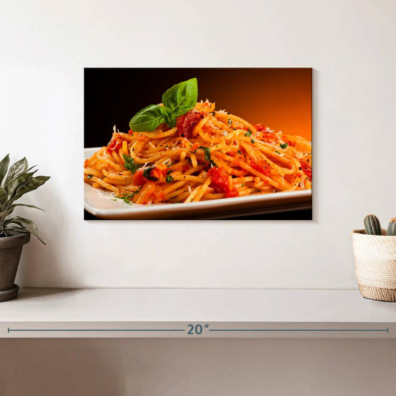 Gourmet Tomato Pasta, 8" H x 12" W