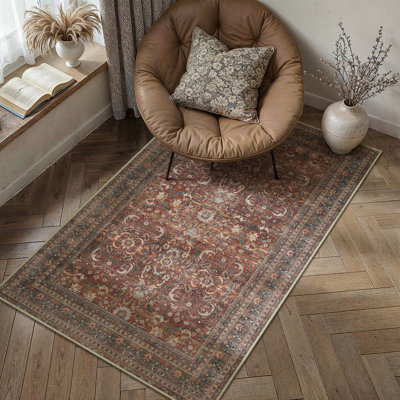 Tapis traditionnel délavé Briar