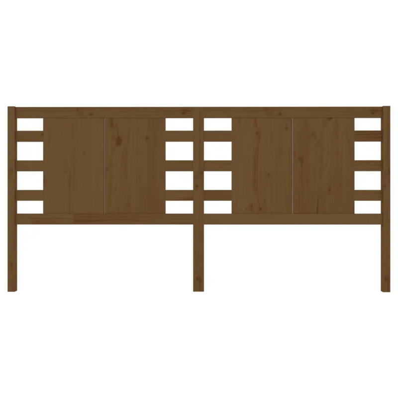 Edelare Solid Wood Headboard, 146 x 100cm, Grey