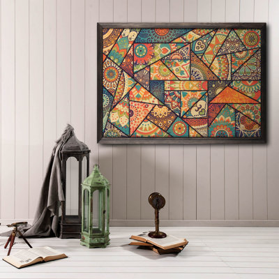 Perry Single Picture Frame Print on Wood