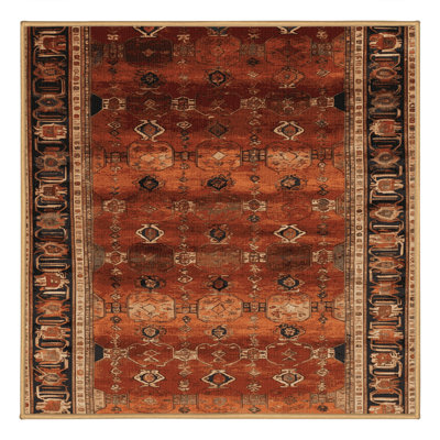 Tapis brun lavable à la machine