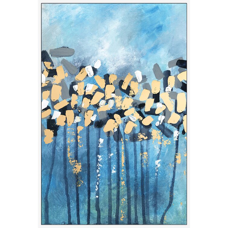 Mercer41 Ocean Sparkles Framed On Canvas Painting - Wayfair Canada