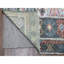 Tapis décoratif en laine de conception unique 6 pi 4 po x 9 pi 2 po Cesiley noué à la main gris foncé