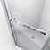 Prism 40" W x 40" D x 74.75" H Frameless Neo-Angle Reversible Shower Kit with Towel Bar and Base Included
