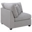Chaise d'angle rembourrée avec coussins Austin